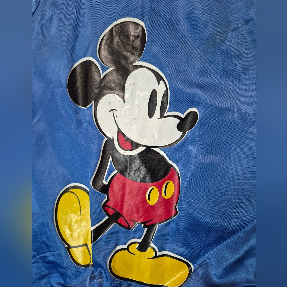 Vintage 80's Chalk line Mickey Mouse bomber jacket - Picture 2 of 7